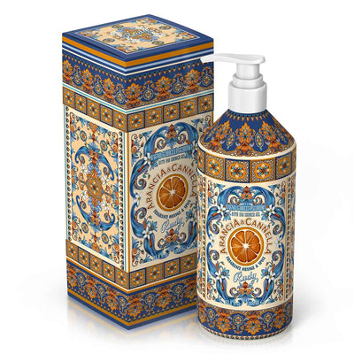 <b>Banho & Chuveiro Espuma 1000 mL</b><br>Edição Limitada<br><i>Laranja & Canela</i>