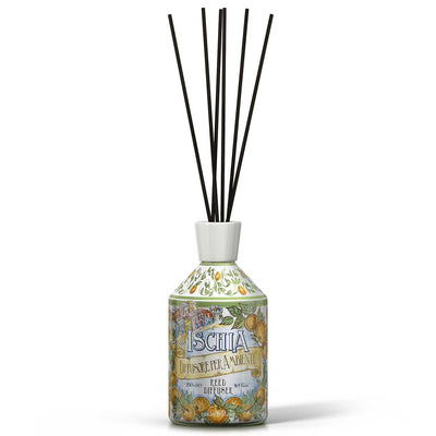 <b>Difusor de ambiente con varillas de 500 mL</b></br><i>Línea Ischia</i>