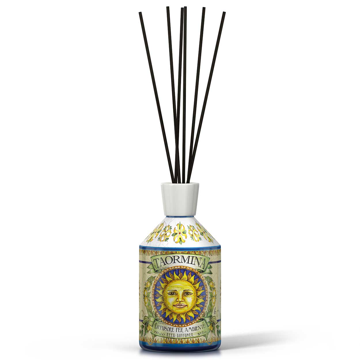<b>Difusor de ambiente con varillas de 500 mL</b></br><i>Línea Taormina</i>