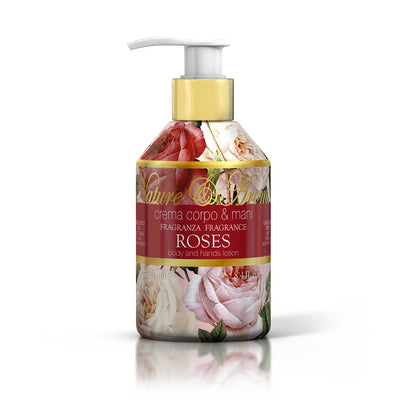 <b>Body and hands lotion 250 mL</b></br>Nature&Arome</br><i>Roses range</i>