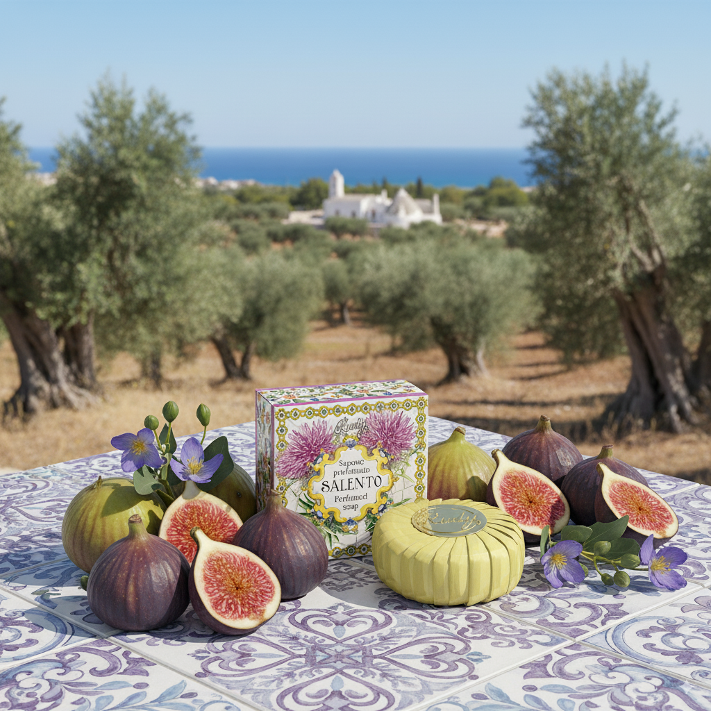 <b>Saponetta da 100g</b></br>Le Maioliche di Rudy</br><i>Linea Salento</i>