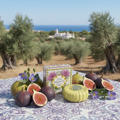 <b>Saponetta da 100g</b></br>Le Maioliche di Rudy</br><i>Linea Salento</i>