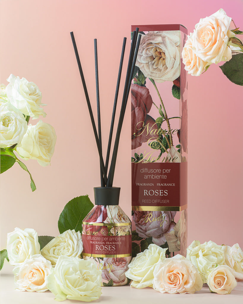 <b>Bundle Casa</b><br>Diffusore + Candela Roses<br><i>Nature & Arome</i>