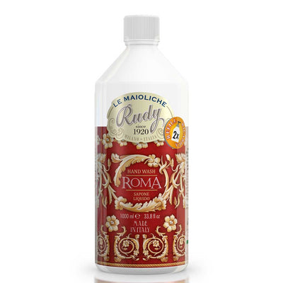 <b>Ricarica sapone liquido mani da 1000 mL</b></br>tuberosa e magnolia</br><i>Linea Roma</i>