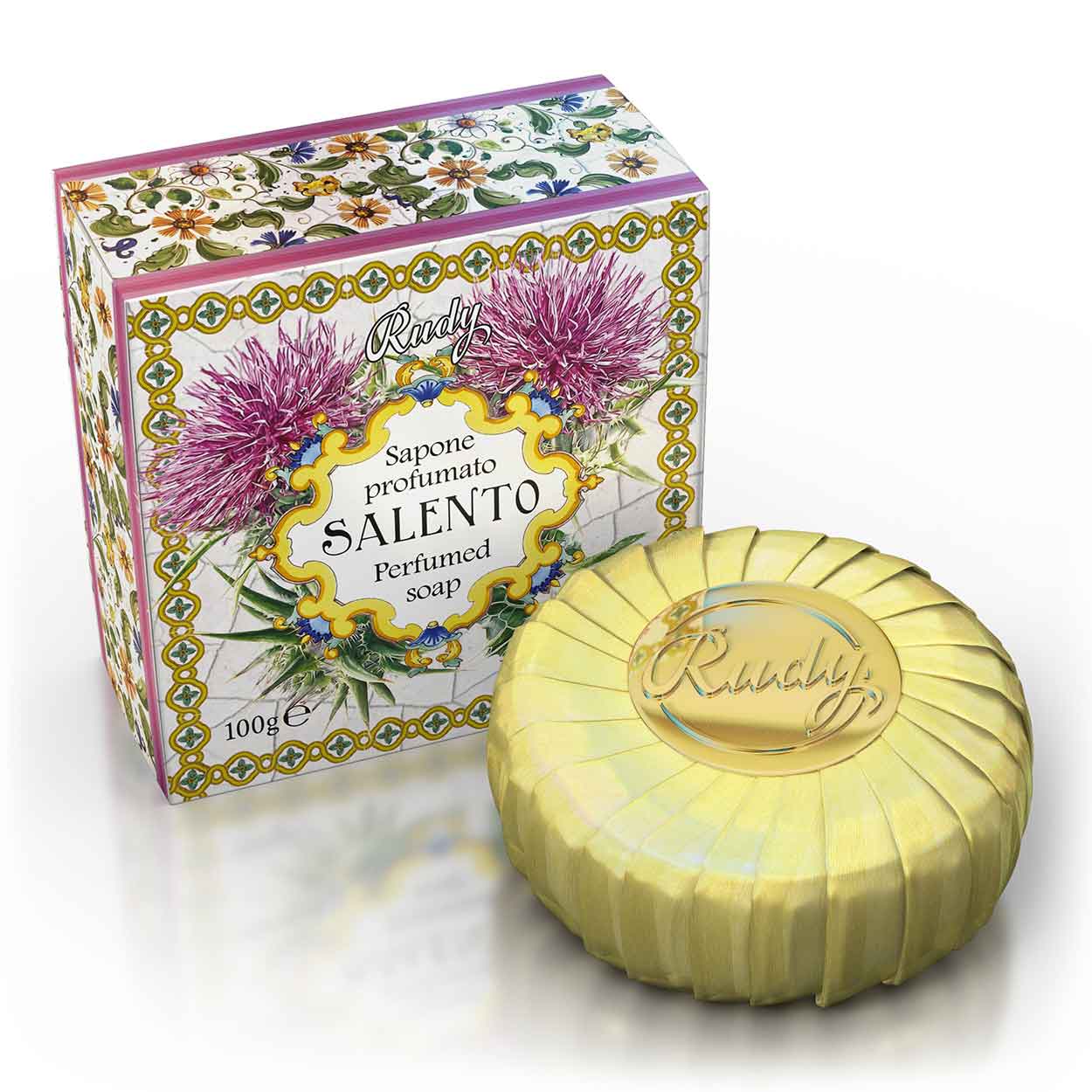 <b>Saponetta da 100g</b></br>Le Maioliche di Rudy</br><i>Linea Salento</i>