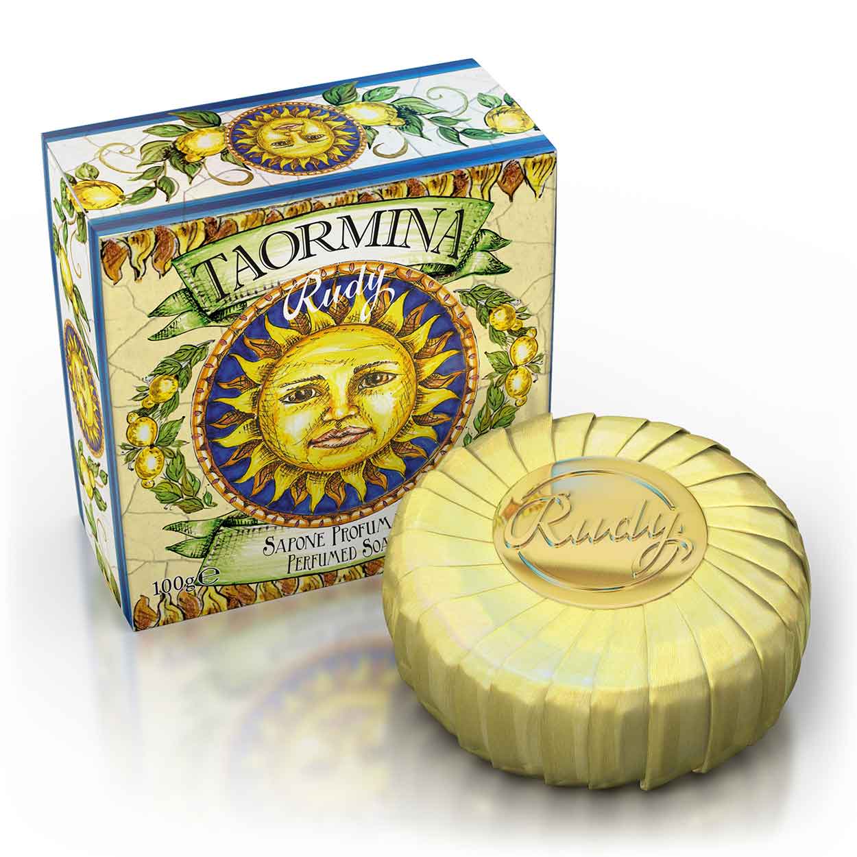<b>Saponetta da 100g</b></br>Maioliche Art Edition</br><i>Linea Taormina</i>