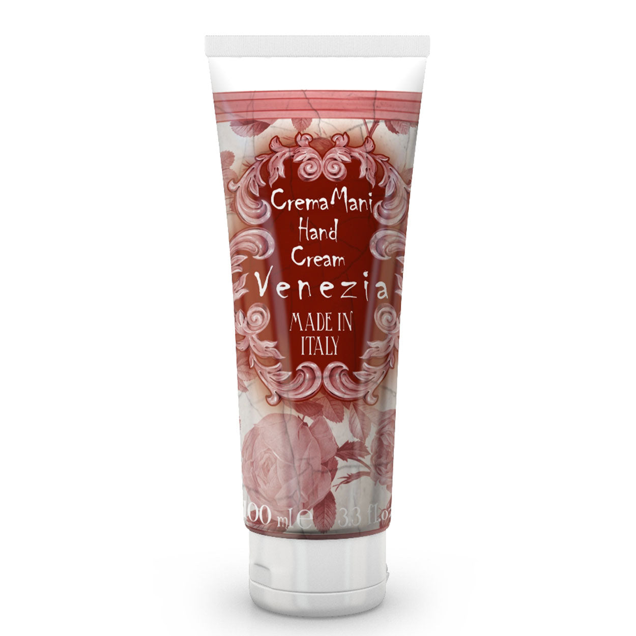 <b>Non-greasy hand cream 100 mL</b></br>Raspberry and Jasmine</br><i>Venezia range</i>