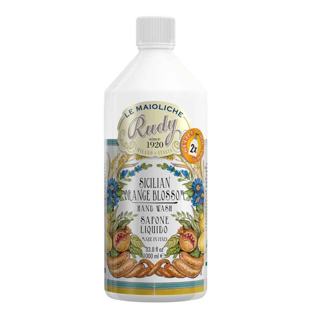 <b>Liquid hand soap Refill 1000 mL</b></br><i>Sicilian Orange Blossom</i>